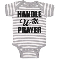 Baby Clothes Handle with Prayer Baby Bodysuits Boy & Girl Newborn Clothes Cotton