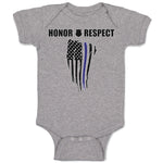 Honor Respect An Police Flag