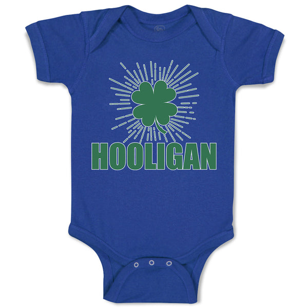 Hooligan with Irish Shamrock Leaf