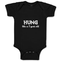 Baby Clothes Hung like A 5 Year Old Baby Bodysuits Boy & Girl Cotton