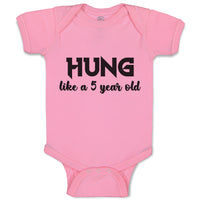 Baby Clothes Hung like A 5 Year Old Baby Bodysuits Boy & Girl Cotton