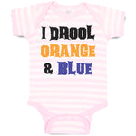 I Drool Orange & Blue