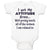 Baby Clothes I Get My Attitude from Well Pretty Much Women Am Related Cotton
