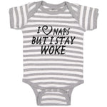Baby Clothes I Naps but I Stay Woke Baby Bodysuits Boy & Girl Cotton