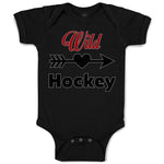 Baby Clothes Wild Hockey Sport with Pattern Arrow Baby Bodysuits Cotton