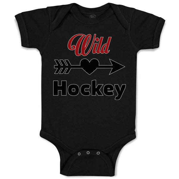 Baby Clothes Wild Hockey Sport with Pattern Arrow Baby Bodysuits Cotton