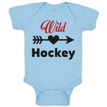 Wild Hockey Sport with Pattern Arrow