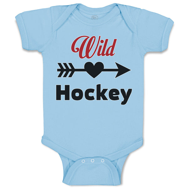 Wild Hockey Sport with Pattern Arrow