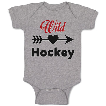 Baby Clothes Wild Hockey Sport with Pattern Arrow Baby Bodysuits Cotton