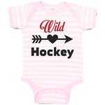 Baby Clothes Wild Hockey Sport with Pattern Arrow Baby Bodysuits Cotton