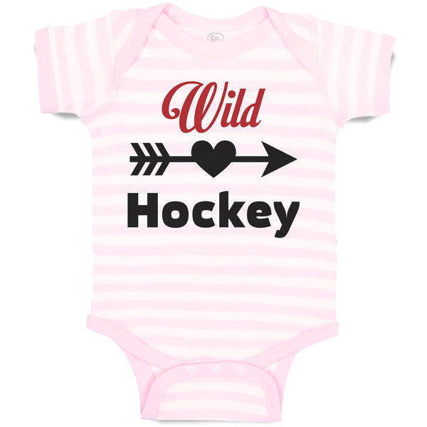 Baby Clothes Wild Hockey Sport with Pattern Arrow Baby Bodysuits Cotton