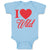 Baby Clothes I Love Wild Baby Bodysuits Boy & Girl Newborn Clothes Cotton