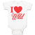 Baby Clothes I Love Wild Baby Bodysuits Boy & Girl Newborn Clothes Cotton