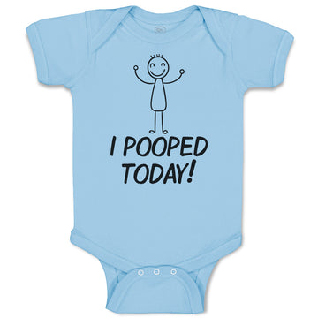 Baby Clothes I Pooped Today! Baby Bodysuits Boy & Girl Newborn Clothes Cotton