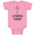 Baby Clothes I Pooped Today! Baby Bodysuits Boy & Girl Newborn Clothes Cotton