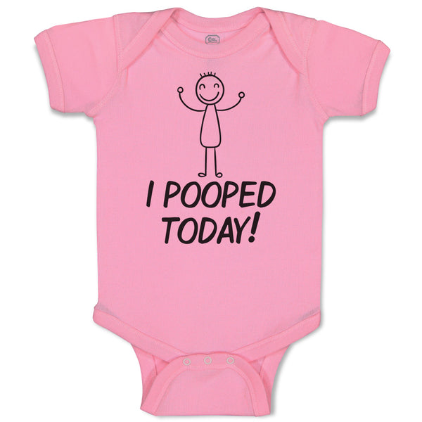 Baby Clothes I Pooped Today! Baby Bodysuits Boy & Girl Newborn Clothes Cotton