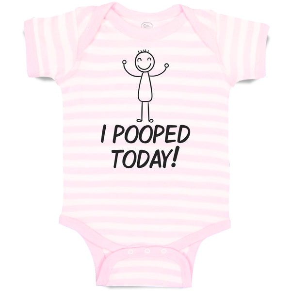 Baby Clothes I Pooped Today! Baby Bodysuits Boy & Girl Newborn Clothes Cotton