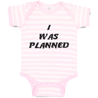 Baby Clothes I Was A Planned Baby Bodysuits Boy & Girl Newborn Clothes Cotton