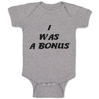 Baby Clothes I Was A Bonus Baby Bodysuits Boy & Girl Newborn Clothes Cotton