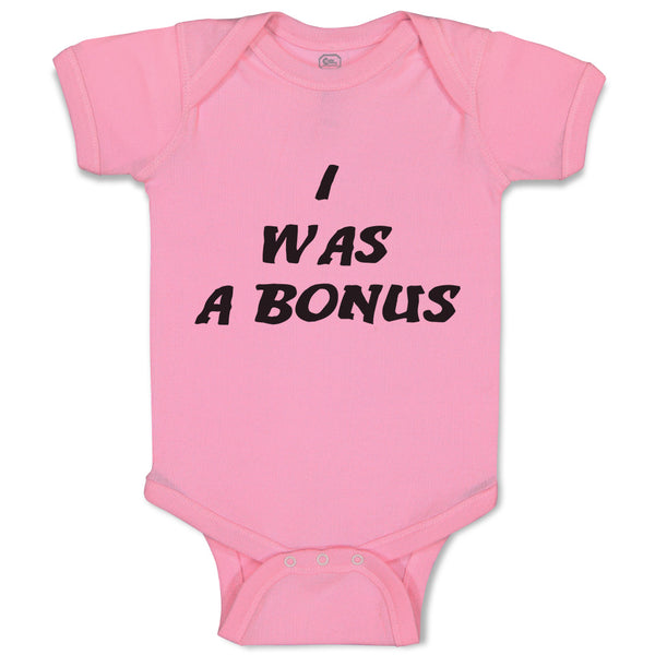 Baby Clothes I Was A Bonus Baby Bodysuits Boy & Girl Newborn Clothes Cotton