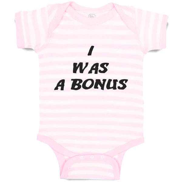 Baby Clothes I Was A Bonus Baby Bodysuits Boy & Girl Newborn Clothes Cotton