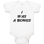 Baby Clothes I Was A Bonus Baby Bodysuits Boy & Girl Newborn Clothes Cotton