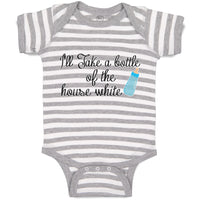Baby Clothes I'Ll Take A Bottle of The House White Baby Bodysuits Cotton