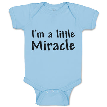 Baby Clothes I'M A Little Miracle Baby Bodysuits Boy & Girl Cotton