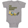 Baby Clothes I'M Digging Being 4 Baby Bodysuits Boy & Girl Cotton