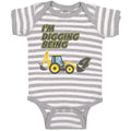 Baby Clothes I'M Digging Being 4 Baby Bodysuits Boy & Girl Cotton