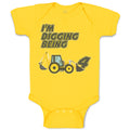 Baby Clothes I'M Digging Being 4 Baby Bodysuits Boy & Girl Cotton