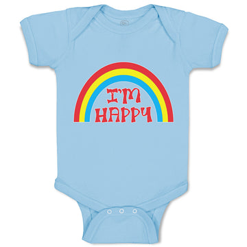 Baby Clothes I'M Happy Baby Bodysuits Boy & Girl Newborn Clothes Cotton