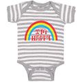 Baby Clothes I'M Happy Baby Bodysuits Boy & Girl Newborn Clothes Cotton