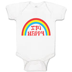 Baby Clothes I'M Happy Baby Bodysuits Boy & Girl Newborn Clothes Cotton