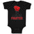 Baby Clothes I'M A Little Fighter Sport Boxing Gloves 1 Baby Bodysuits Cotton