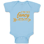 Baby Clothes I'M So Fancy Baby Bodysuits Boy & Girl Newborn Clothes Cotton