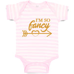 Baby Clothes I'M So Fancy Baby Bodysuits Boy & Girl Newborn Clothes Cotton