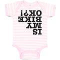 Baby Clothes Is My Bike Ok ! Baby Bodysuits Boy & Girl Newborn Clothes Cotton