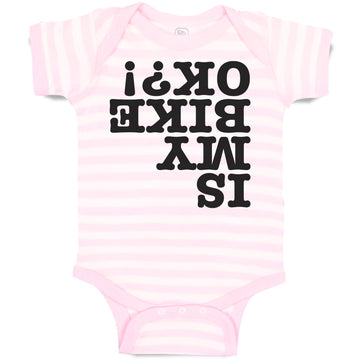 Baby Clothes Is My Bike Ok ! Baby Bodysuits Boy & Girl Newborn Clothes Cotton