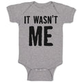 Baby Clothes It Wasn'T Me Baby Bodysuits Boy & Girl Newborn Clothes Cotton