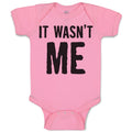 Baby Clothes It Wasn'T Me Baby Bodysuits Boy & Girl Newborn Clothes Cotton