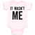 Baby Clothes It Wasn'T Me Baby Bodysuits Boy & Girl Newborn Clothes Cotton