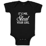 Baby Clothes It's Mr. Steal Your Girl Baby Bodysuits Boy & Girl Cotton
