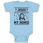 Baby Clothes Jesus My Homie Baby Bodysuits Boy & Girl Newborn Clothes Cotton