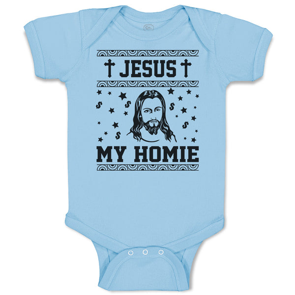 Baby Clothes Jesus My Homie Baby Bodysuits Boy & Girl Newborn Clothes Cotton