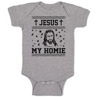 Baby Clothes Jesus My Homie Baby Bodysuits Boy & Girl Newborn Clothes Cotton