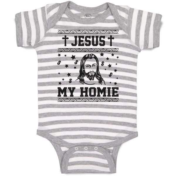 Baby Clothes Jesus My Homie Baby Bodysuits Boy & Girl Newborn Clothes Cotton