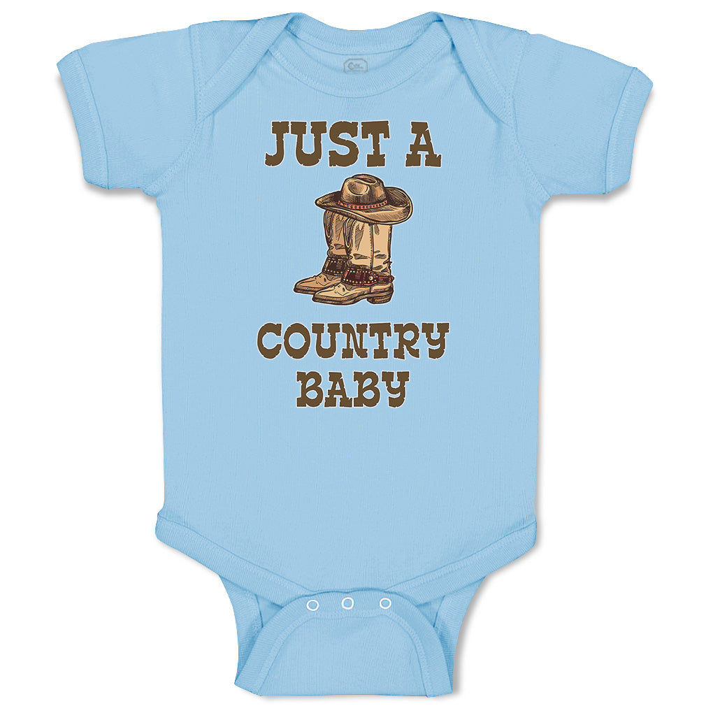 Baby Clothes Just A Country Baby Baby Bodysuits Boy & Girl Cotton