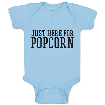 Baby Clothes Just Here for Popcorn Baby Bodysuits Boy & Girl Cotton