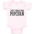 Baby Clothes Just Here for Popcorn Baby Bodysuits Boy & Girl Cotton